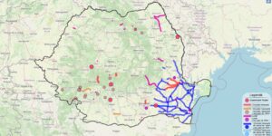 CNAIR Hartă on line Drumuri Închise