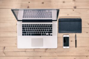 laptop smartphone
