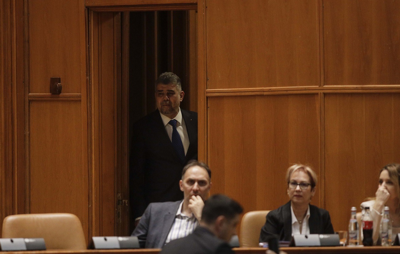 Marcel Ciolacu pleaca plecare usa Parlament