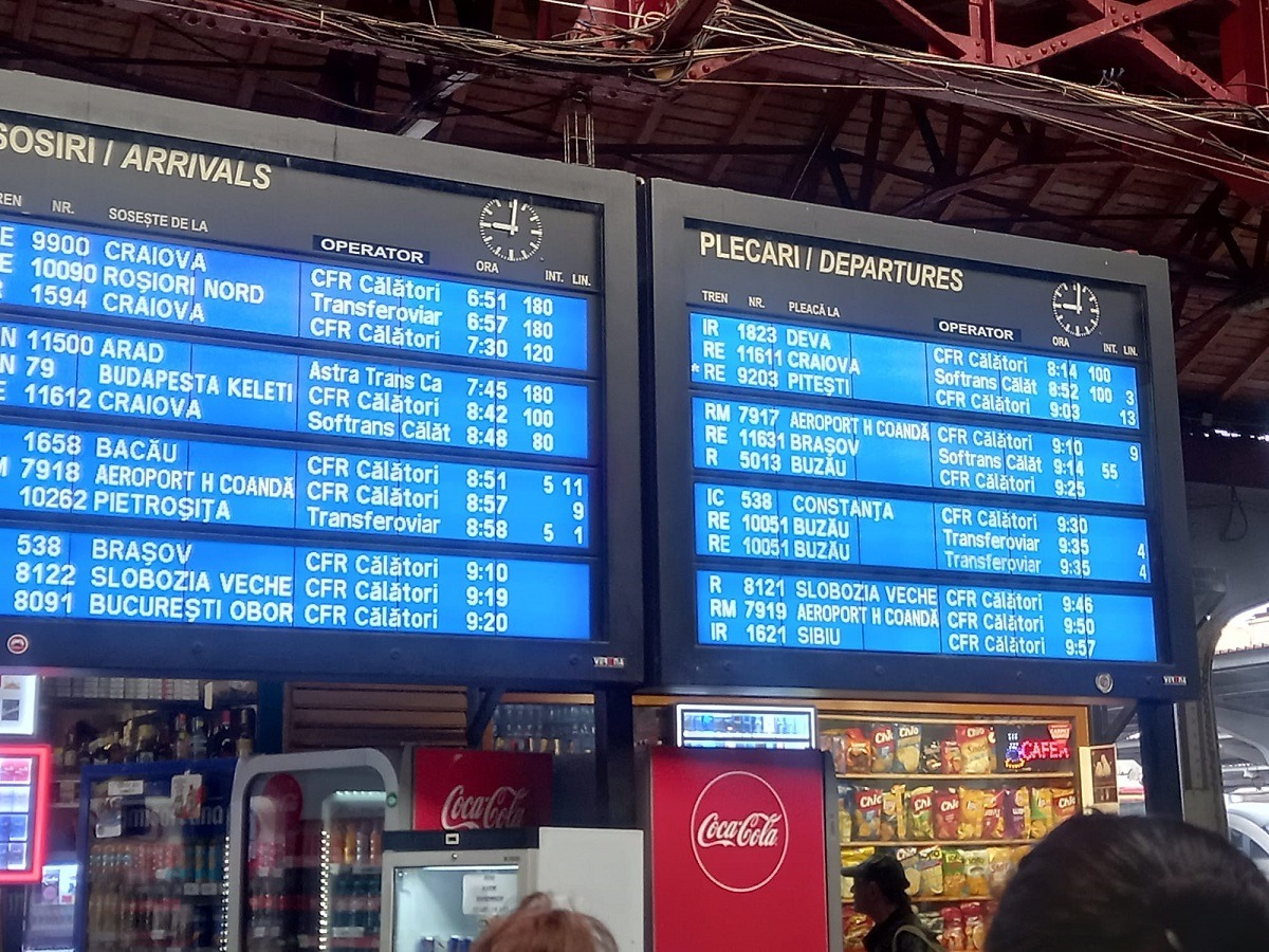 gara de nord, întârzieri trenuri