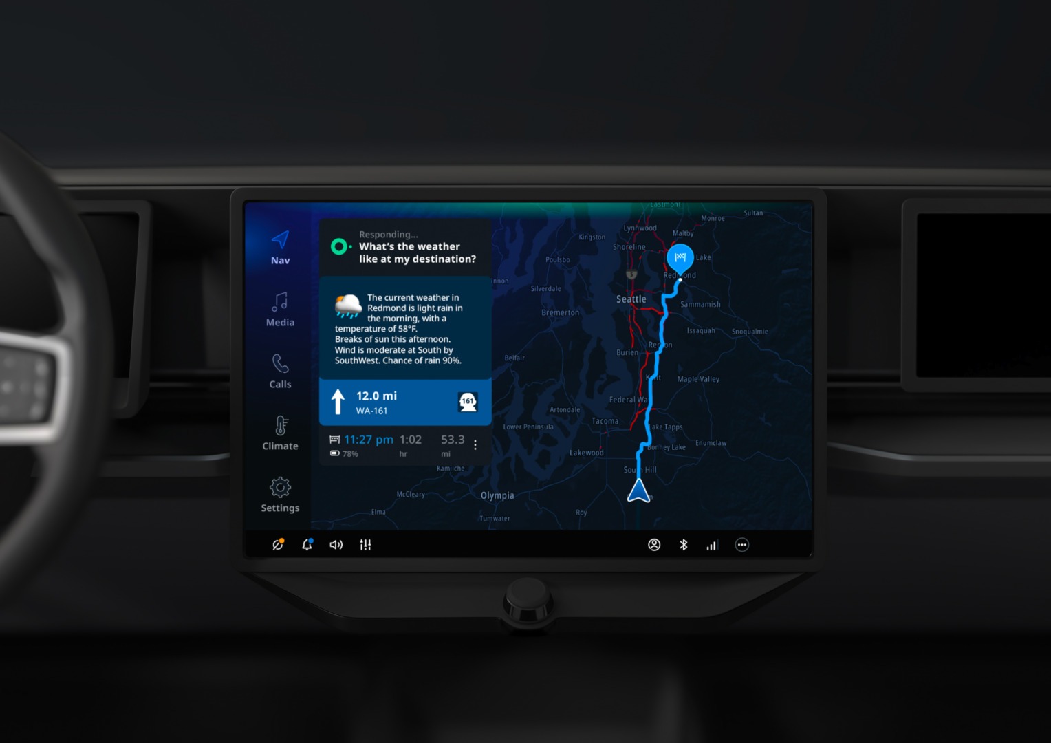 microsoft tomtom asistent conversațional AI