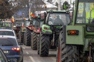 Protest transportatori si fermieri