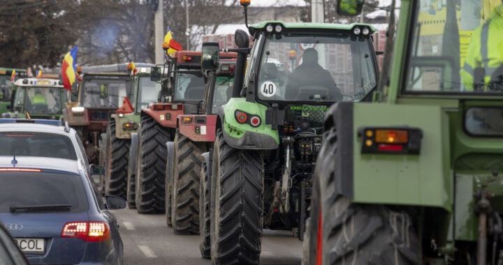 Protest transportatori si fermieri