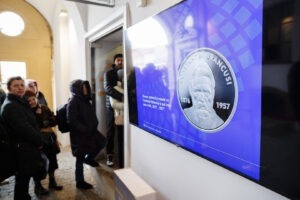Eveniment de lansare a Monedei Omagiale Constantin Brancusi, si conferinta de presa organizata cu ocazia inchiderii expozitiei "Brancusi: Surse Romanesti si Perspective Universale", la Muzeul National de Arta Timisoara, Duminica 28 Ianuarie 2024