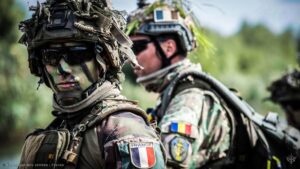 Militari soldati francezi Cincu Romania