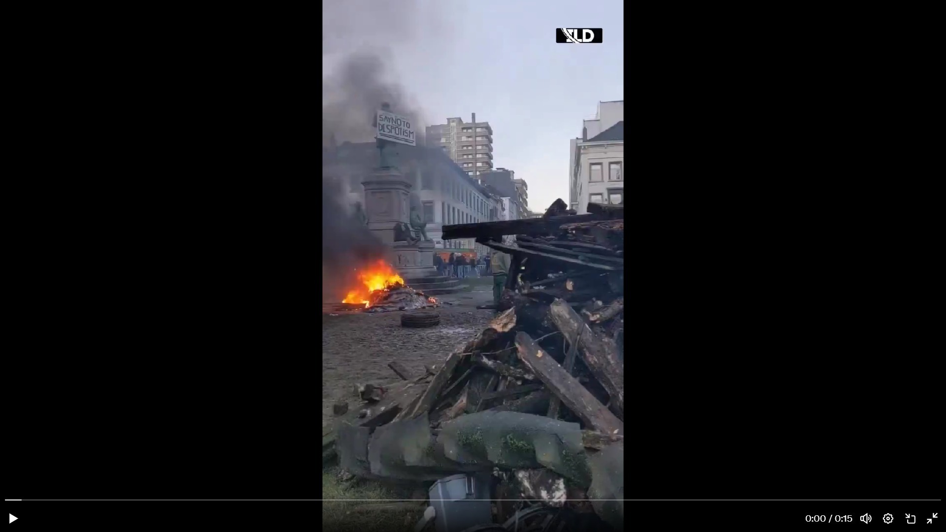 bruxelles, belgia, fermieri, flacari, fumigene, protest