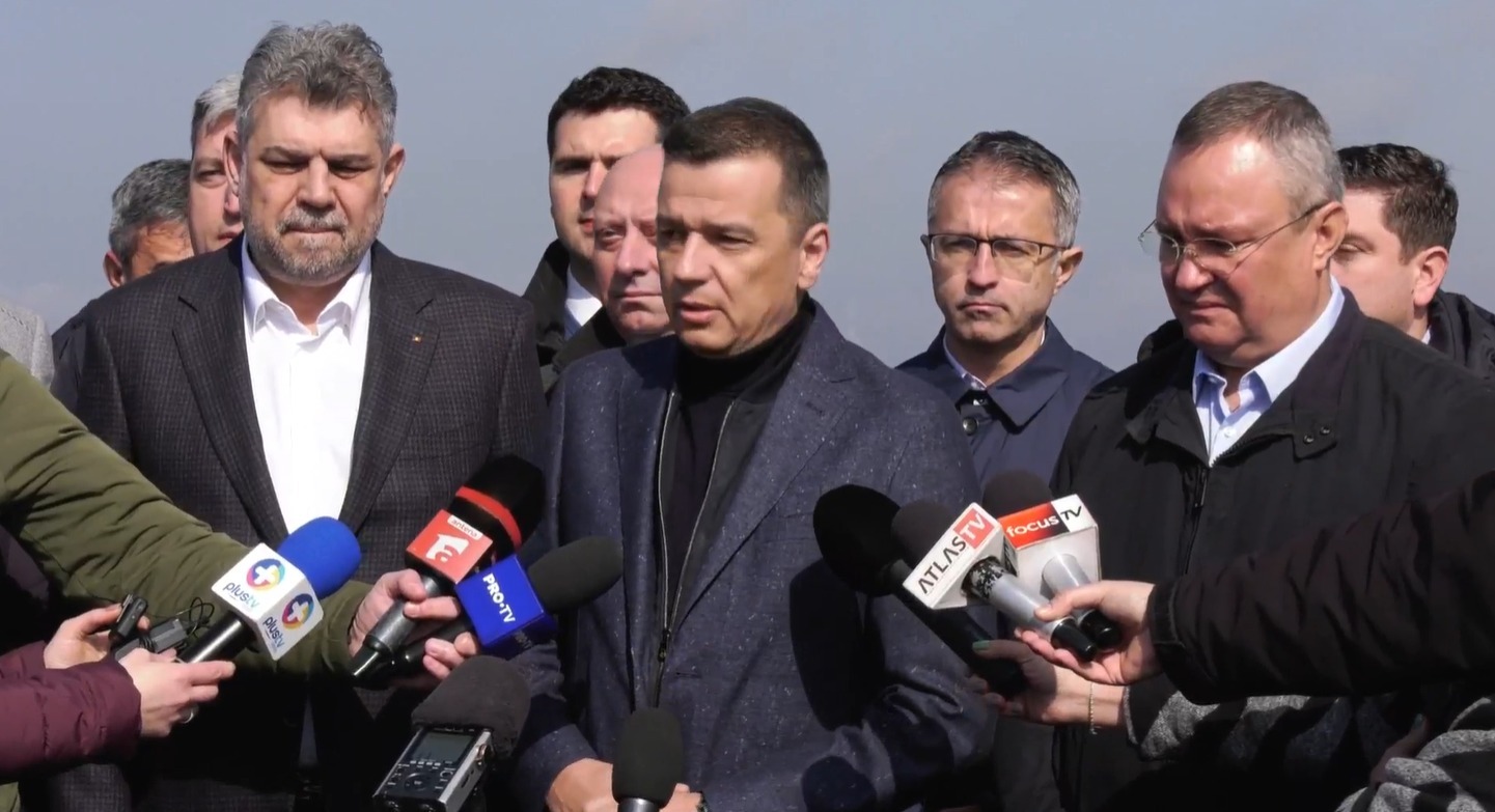 Ciucă Ciolacu Grindeanu pe A 7