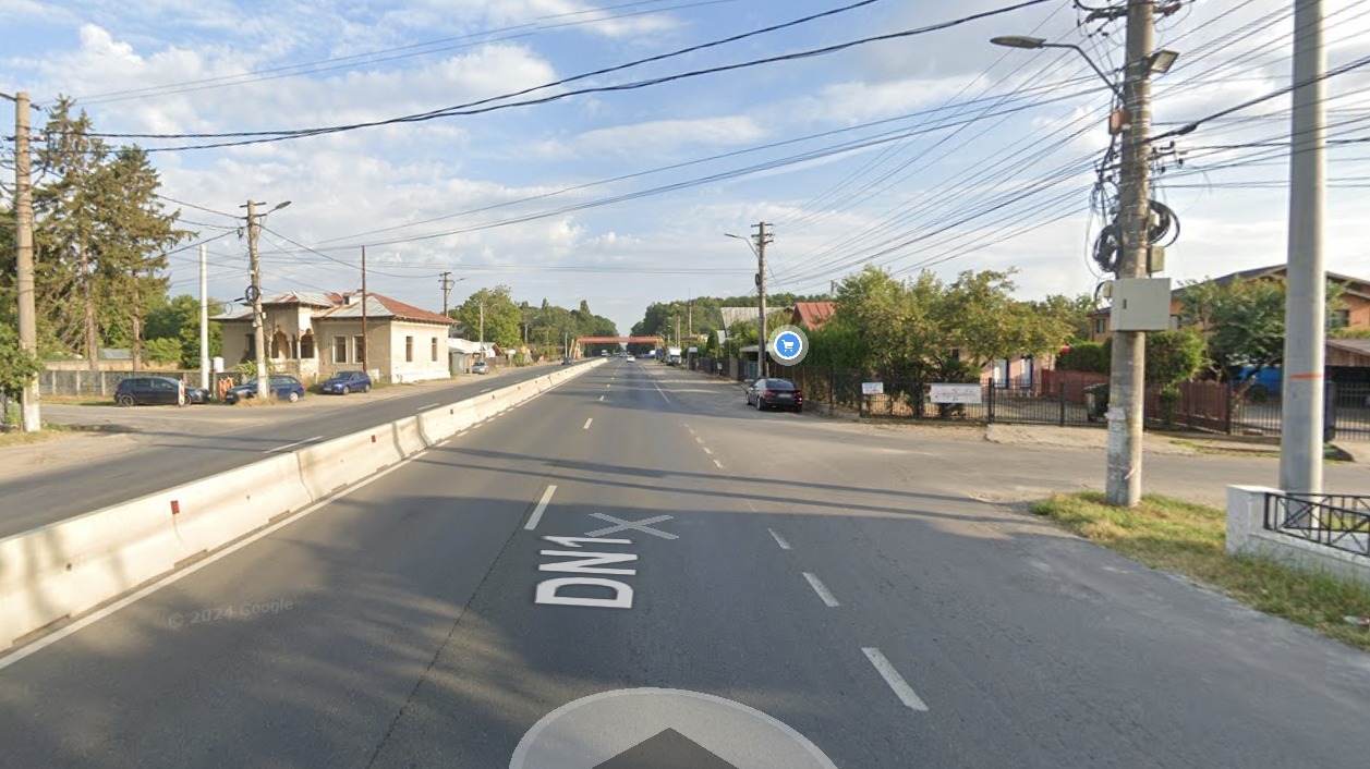 DN 1 Pucheni intersecție