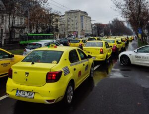 Protest taximetriști, Uber, Bolt