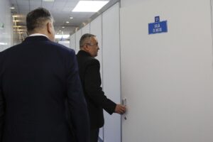 Marcel Ciolacu, Nicolae Ciucă, campanie, sală de mese