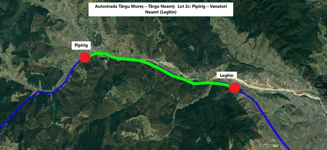 Autostrada Unirii A8 Pipirig - Leghin