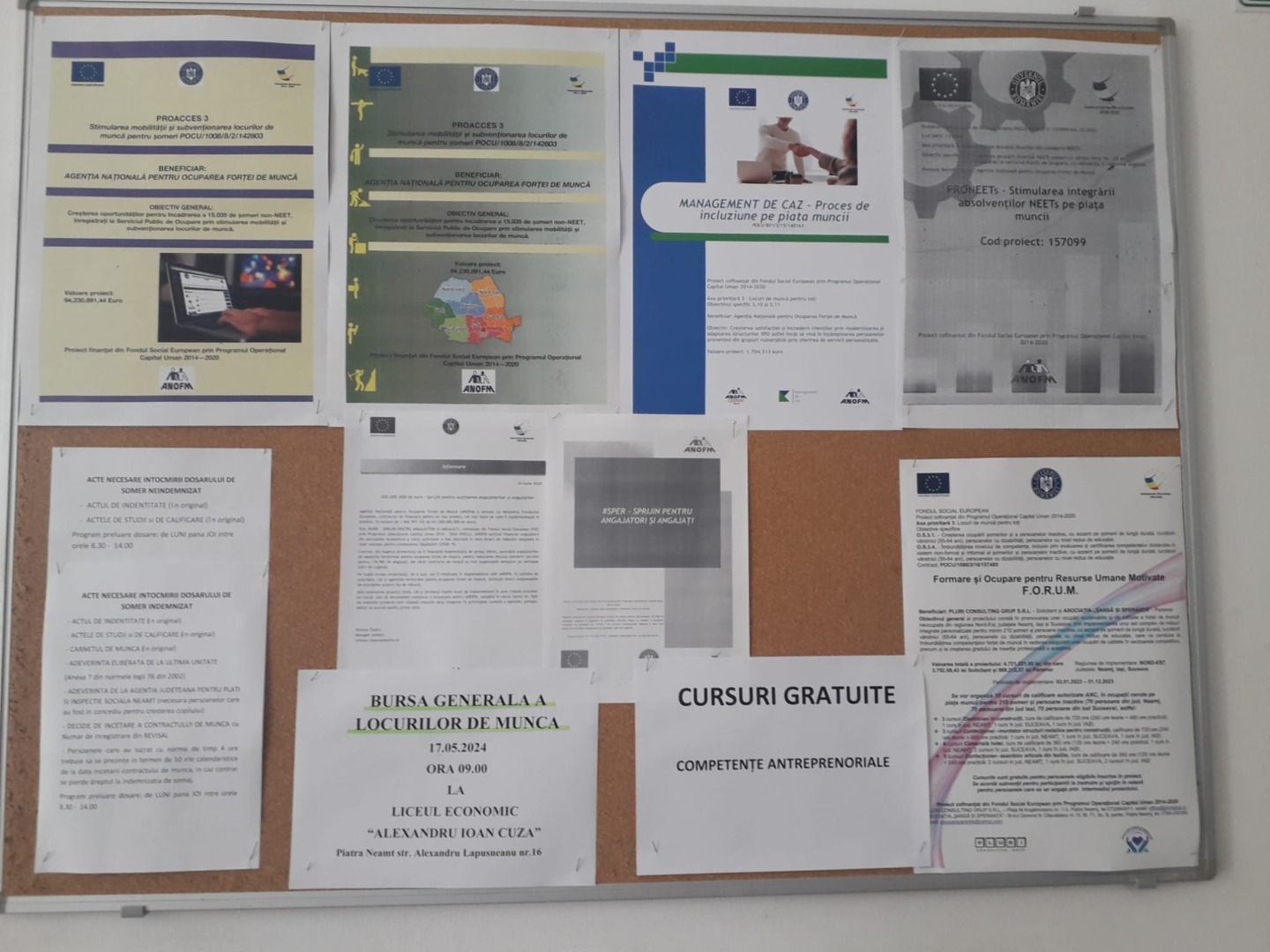 Curs Antreprenor AJOFM Neamț