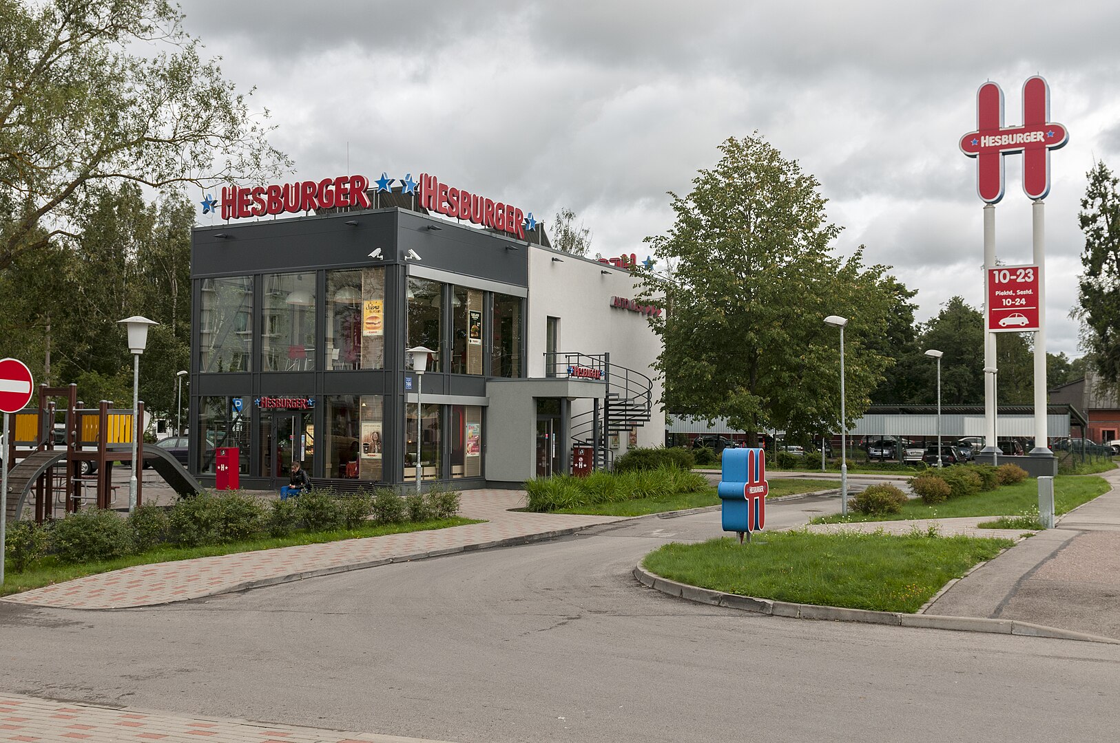 Restaurant Hesburger din Riga