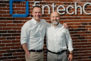 Teodor Blidăruș, CEO si cofondator FintechOS_Sergiu Neguț, Chief Strategy Officer si Cofondator FintechOS