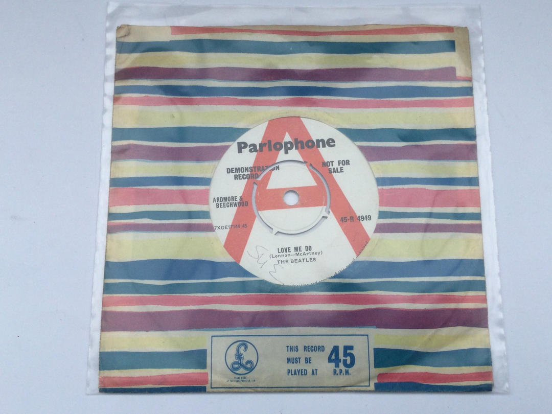 disc Beatles licitatie