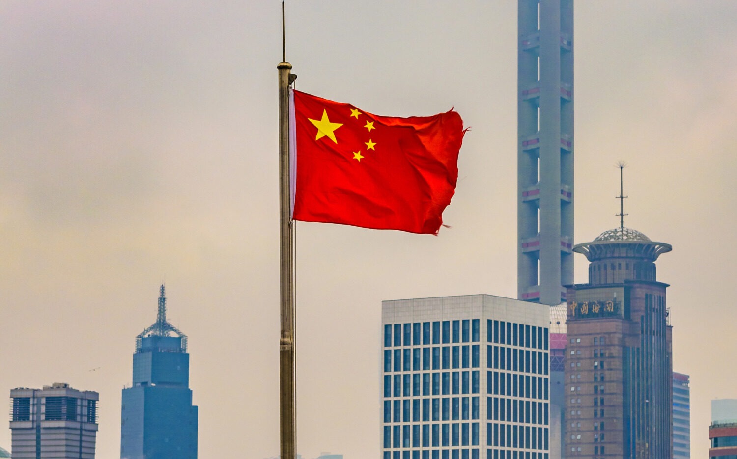china, beijing, steag, drapel