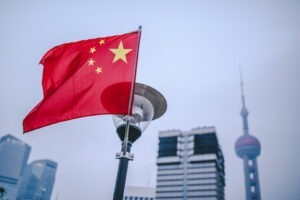 china, beijing, steag, drapel