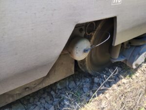 tren blocat