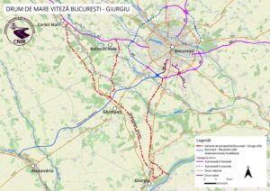 Drum de mare viteză București Giurgiu