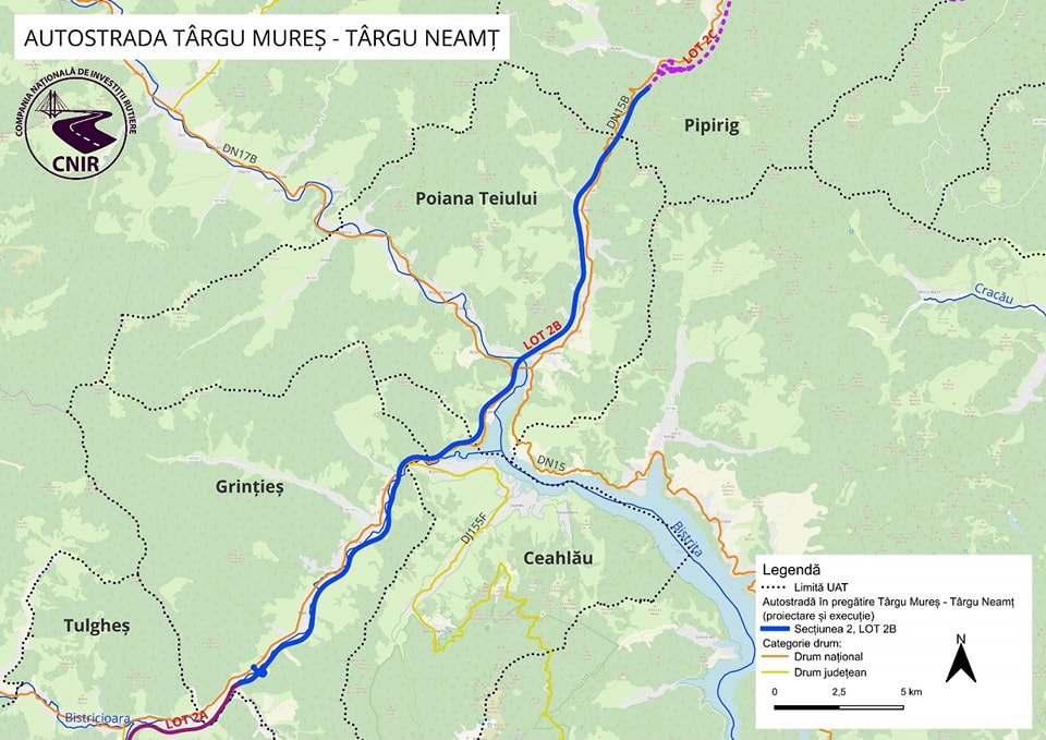 Grințieș Pipirig A8 Autostrada Unirii