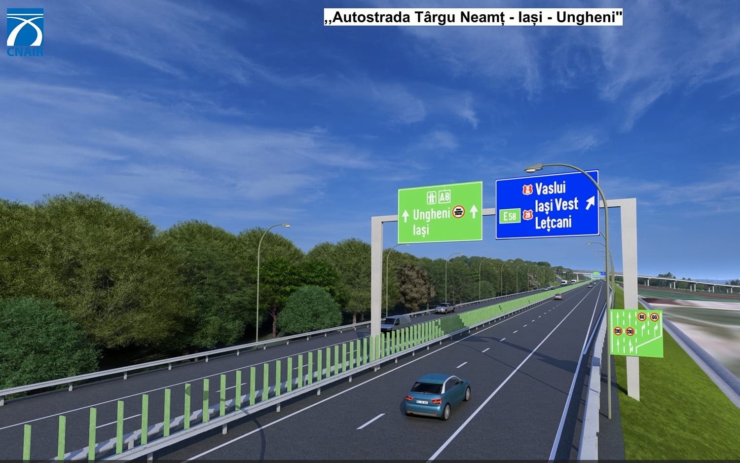 autostrada Targu Neamt - Iasi - Ungheni
