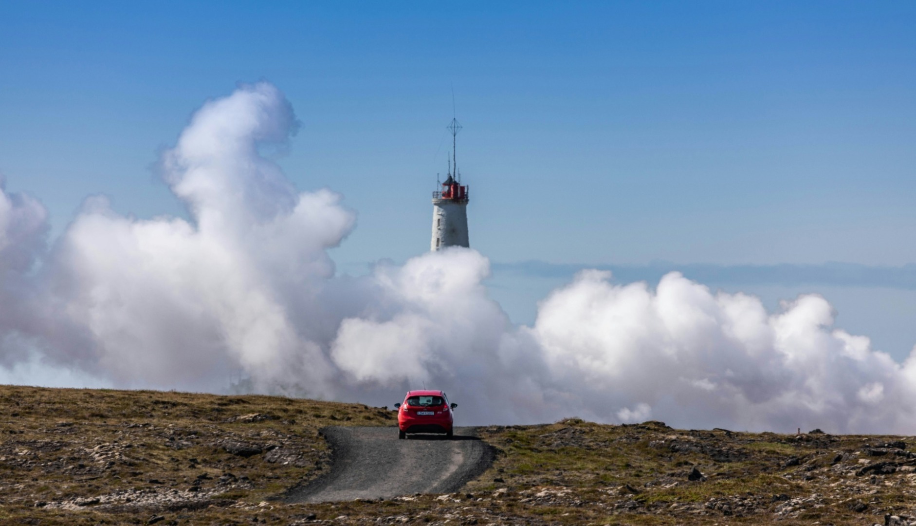 Izvoarele termale din Gunnuhver, Islanda