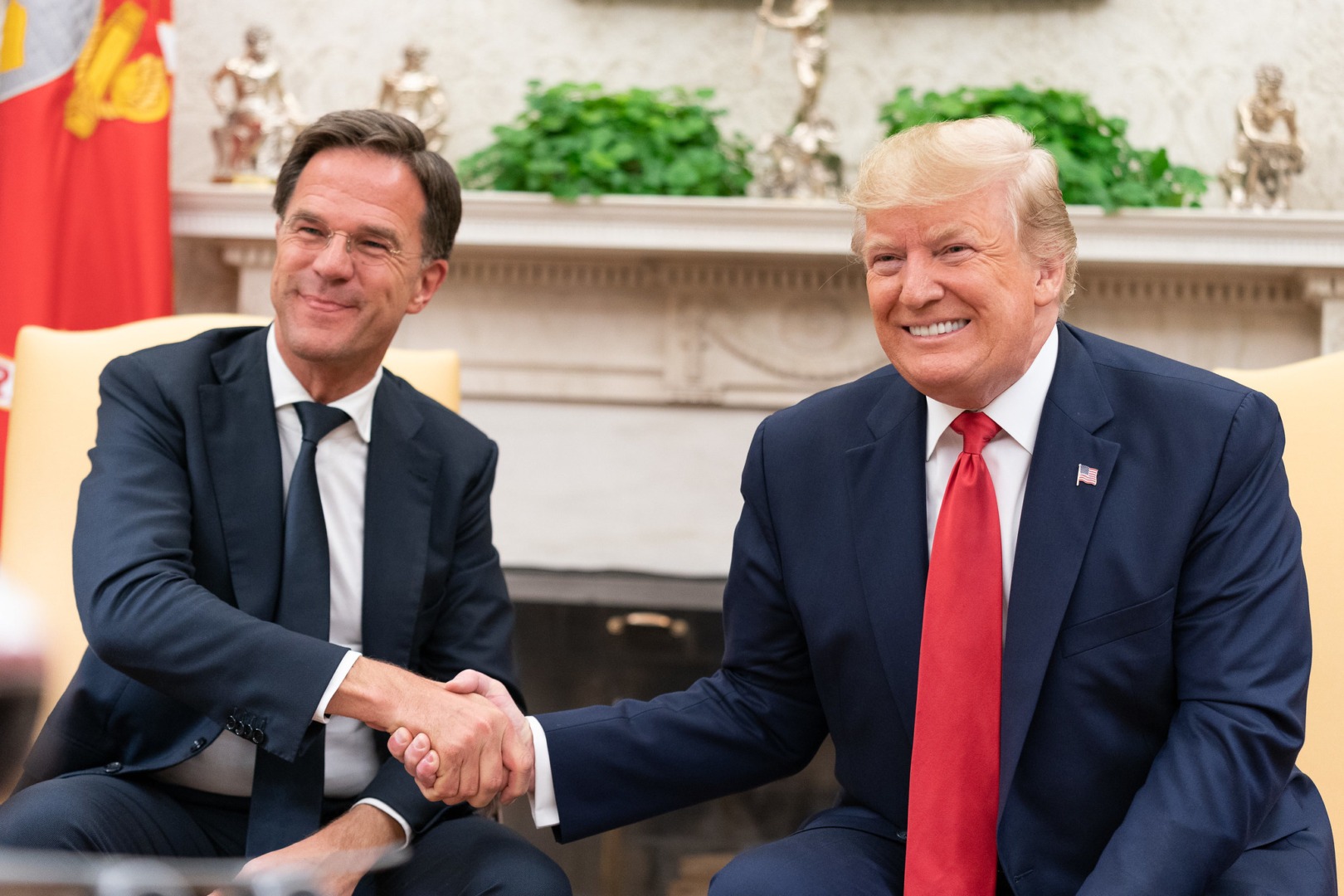 Mark Rutte Donald Trump
