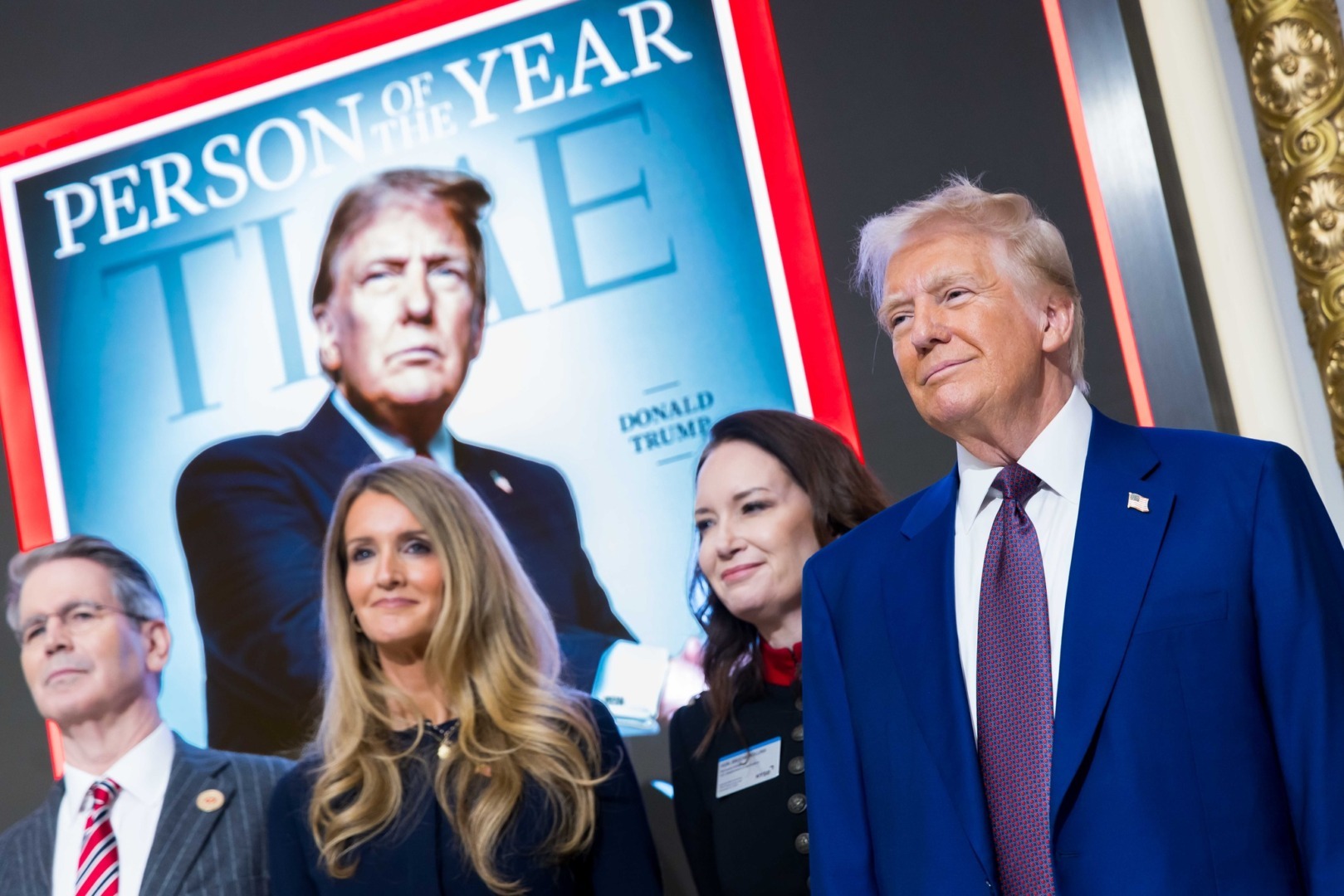 Donald Trump New York Stock Exchange Person of the year Time