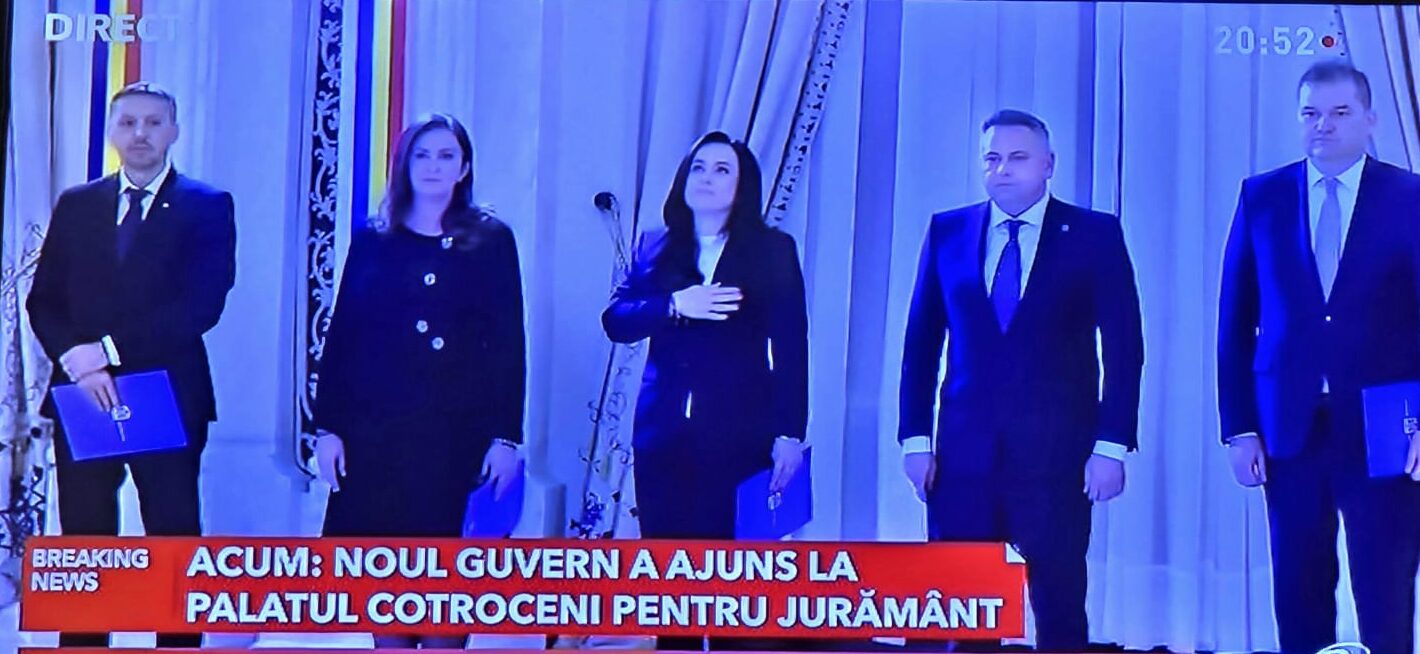 noul Guvern Ciolacu juramant