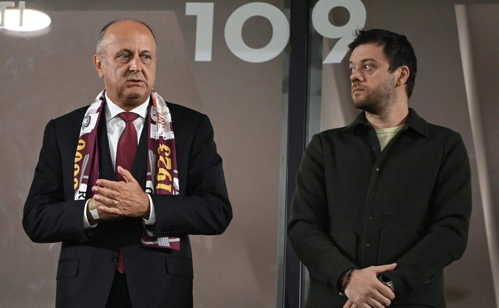 Dan Sucu (stânga), patronul / Sursa foto: Razvan Pasarica / Sport News / Profimedia