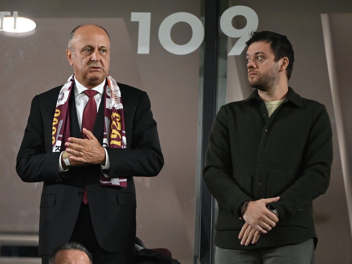 Dan Sucu (stânga), patronul / Sursa foto: Razvan Pasarica / Sport News / Profimedia
