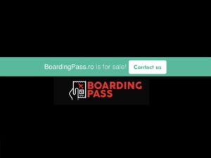 se vinde boardingpass