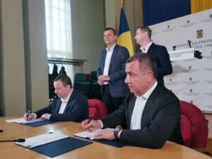 S-a semnat contractual pentru Centura Timișoara-Vest FOTO Ștefan Both
