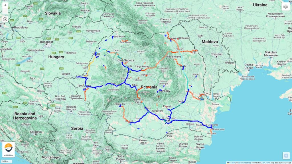 harta pro infrastructura