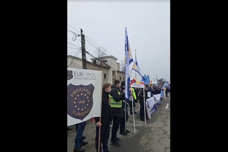 protest politisti