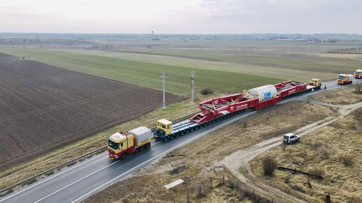 Transportul agabaritic record