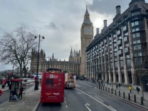 big ben, double decker, turisti, londra