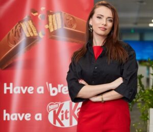Cristiana Borșaru, Senior Brand Manager KitKat, Nestlé România