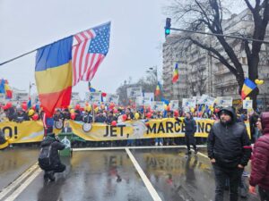 protest aur manifestatie piata universitatii victoriei