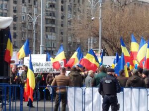 miting sindicat silvicultura directia silvica protest