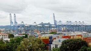 Canal Panama Port Balboa