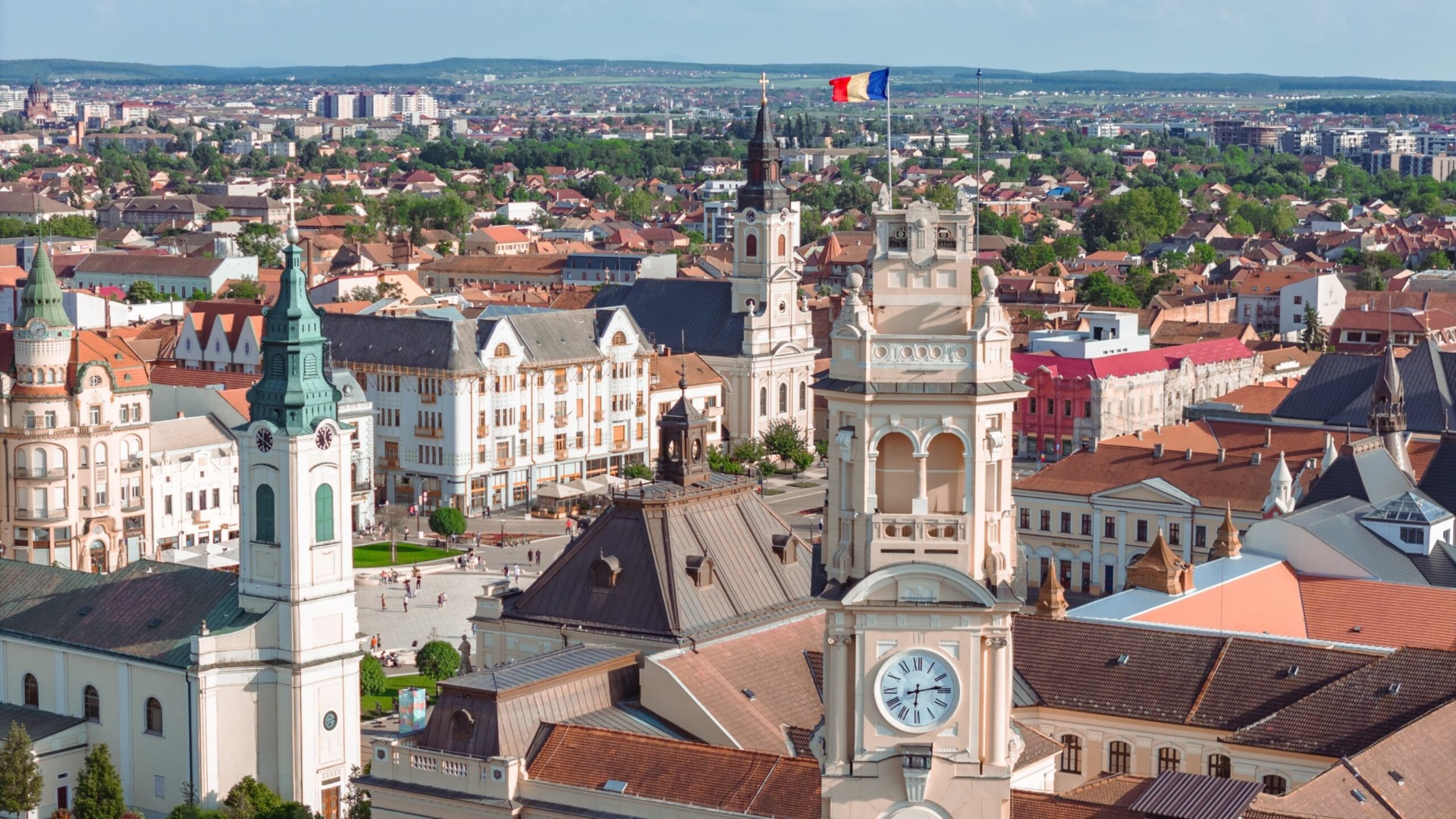imagine cu centrul municipiului oradea