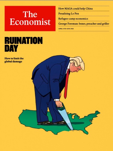 The Economist Ruination Day Donald Trump