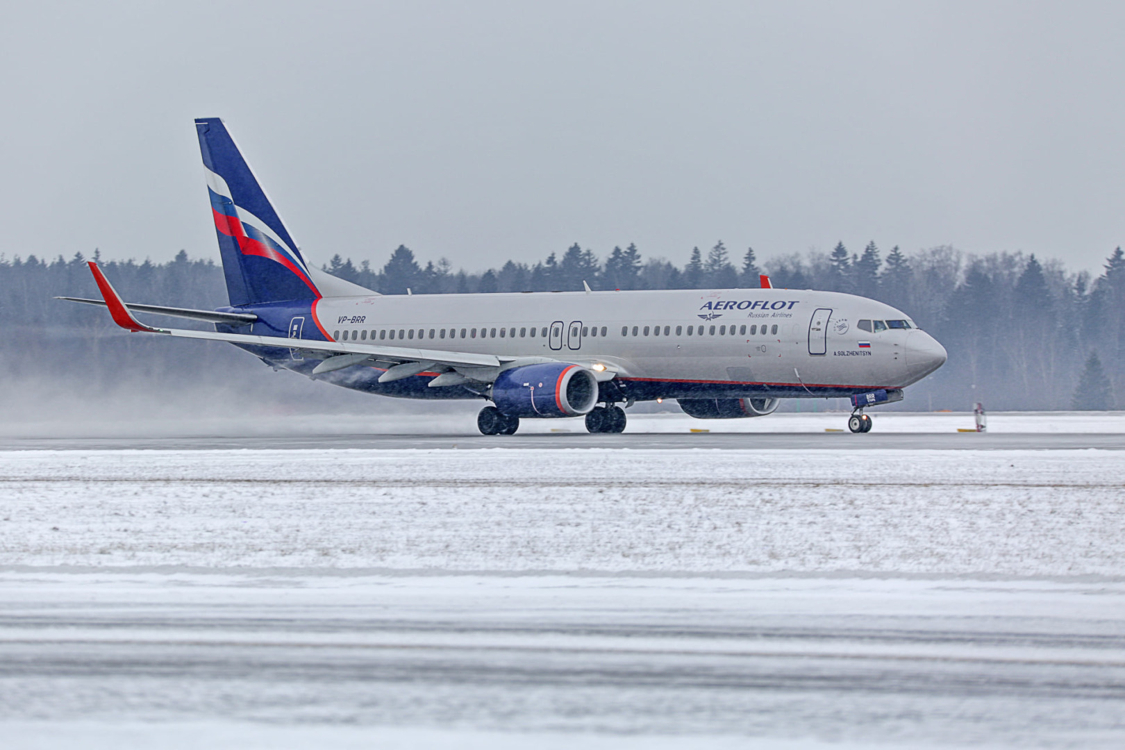 Avion Boeing din flota companiei ruse Aeroflot