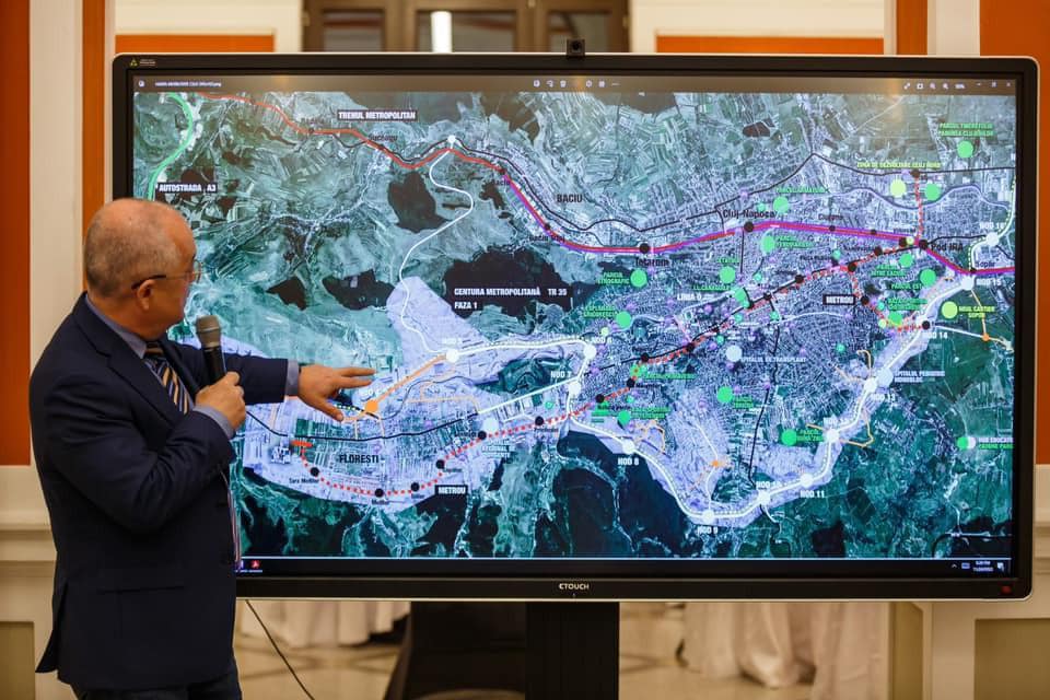 Emil Boc si centura metropolitana Cluj-Napoca