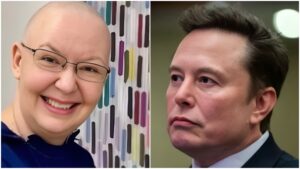romanca cristina balan si elon musk intr-un colaj de fotografii