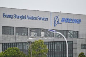hangar boeing aviation services in china