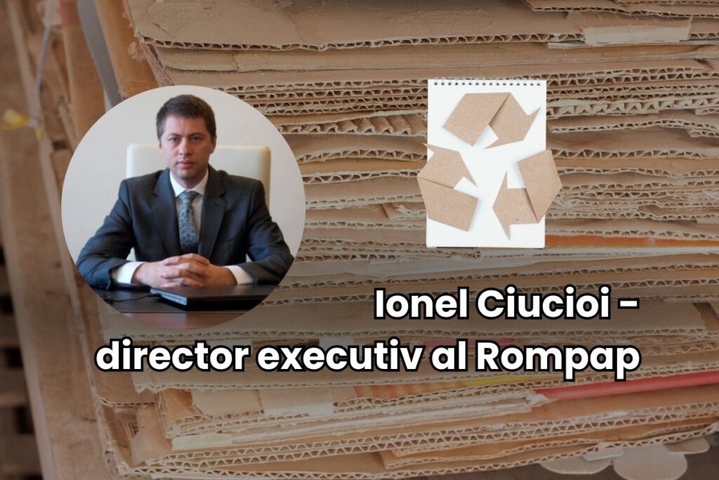 Ionel Ciucioi, directorul executiv al ROMPAP (Patronatul Industriei de Celuloză și Hârtie)