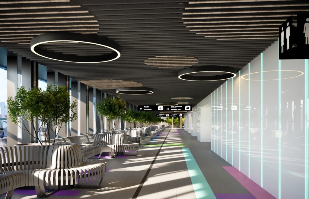 Proiect modernizare Aeroport Bucuresti (randare)