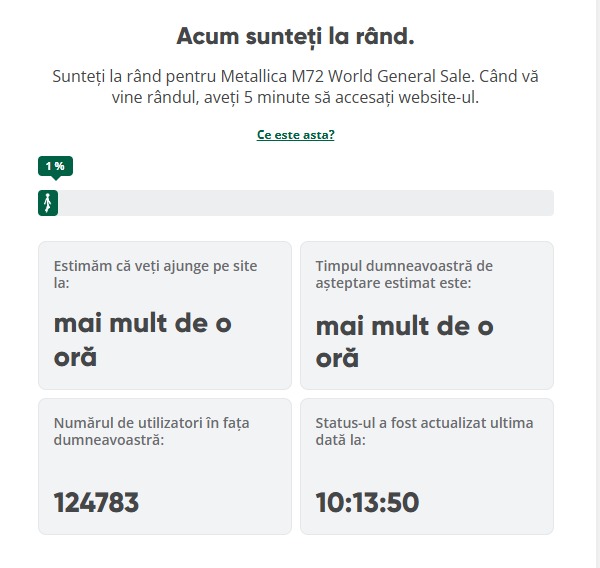 coada bilete metallica 